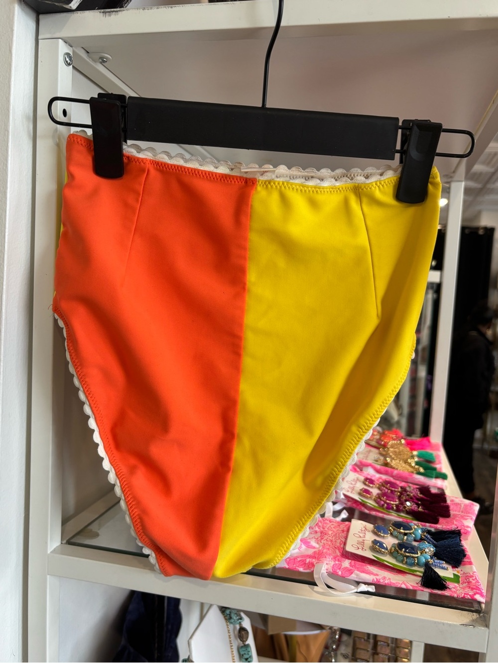 Colorblock Yellow & Orange Swimsuit - Picture 6 of 6